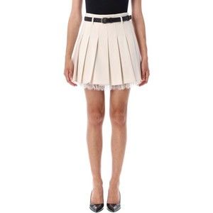 Self-Portrait Twill Pleated Mini Skirt - NWT